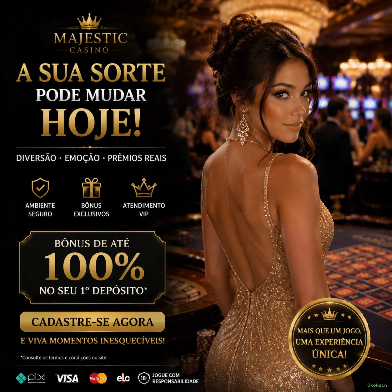 Download gratuito do app da Okokgin